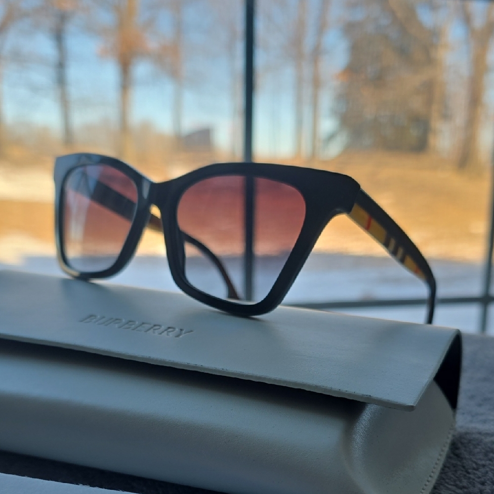 Burberry Black Cat Eye Sunglasses